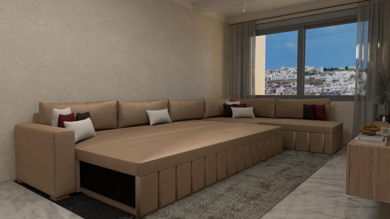 Appartement De Luxe, Vue Kasbah De Tanger Et Mer Exterior foto